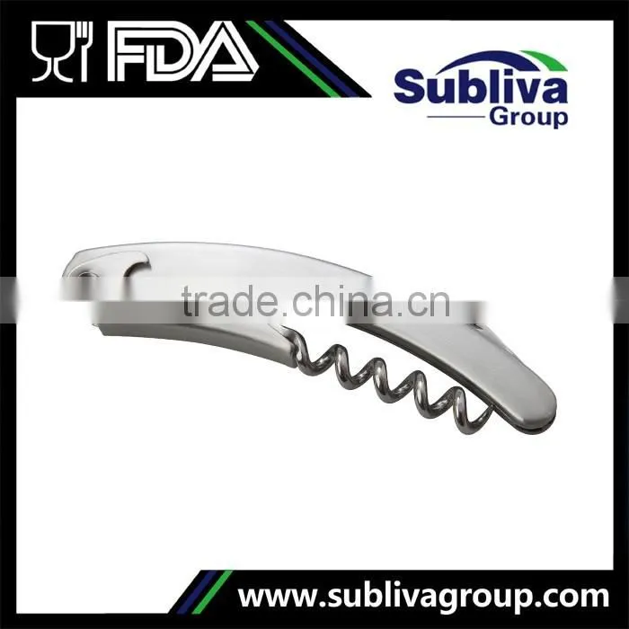 Heavy Ducy Knife Stainless Steel Curved Wine Corkscrew Opener
