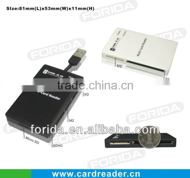 USB 2.0 reader mini portable card reader