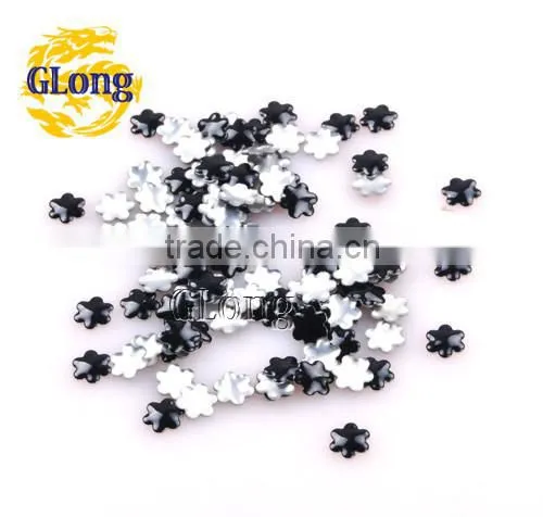 7mm Hot Fix Iron-on Nailhead Plum Blossom Aluminum DIY For Nail Art Bag Shoes Case Garment #GT098-7P(Mix-s)