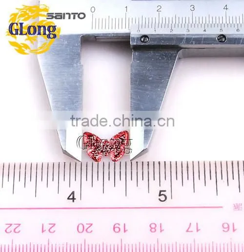 10*13mm Hot Fix Iron-on Nailhead Butterfly Aluminum With Irregular Spots DIY For Bag Shoe Phone Case Garment #GT093A-13P(Mix-s)
