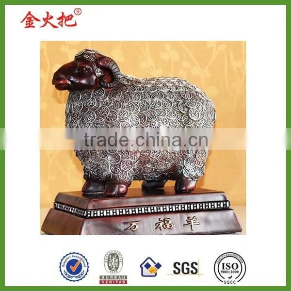 Polyresin deer figures home decor resin