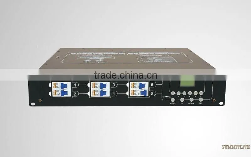 6Channels Professional DMX Dimmer Power Pack