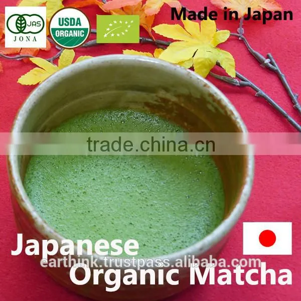 Instant Japanese organic easy matcha green tea powder middle grade instant tea powder 30g bag