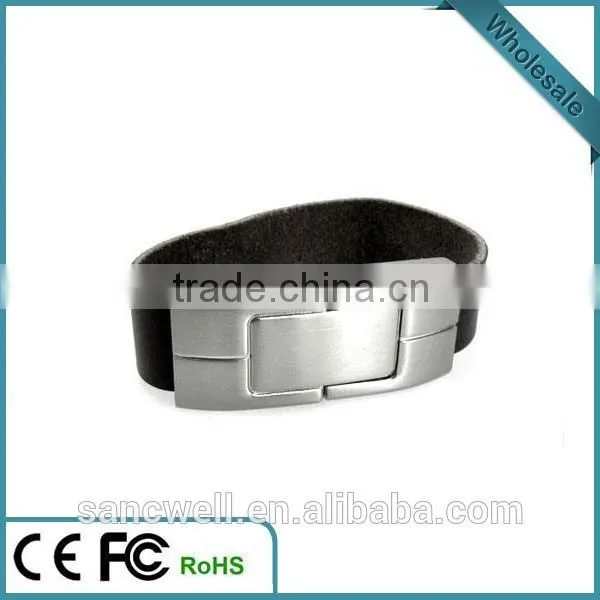 High Quality Bulk Cheap Leather USB Flash Stick