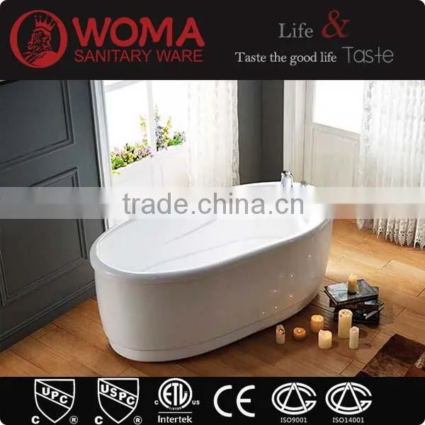 Q132A High Quality Free Standing Acrylic Bathtub With Hot Sale