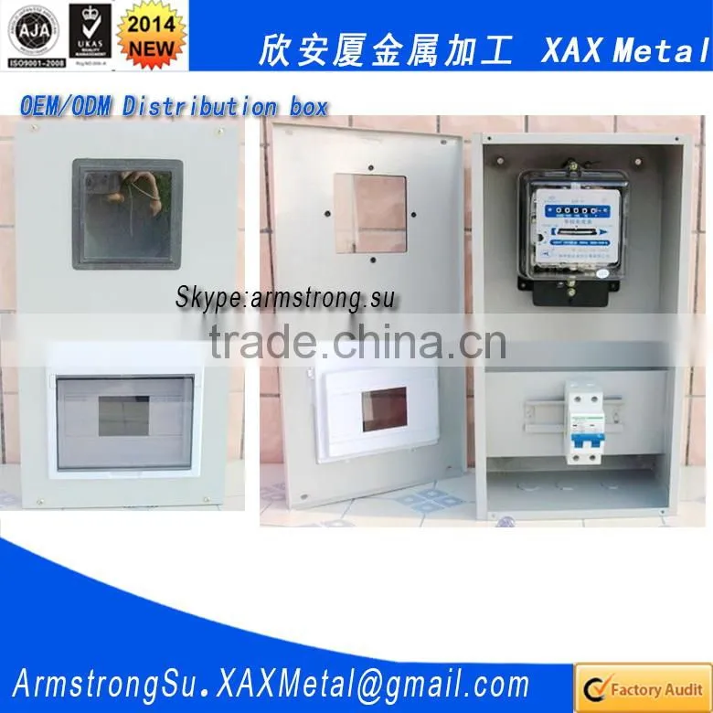 XAX58DB OEM ODM customized electrical power junction wire switch connecting steel distribution box