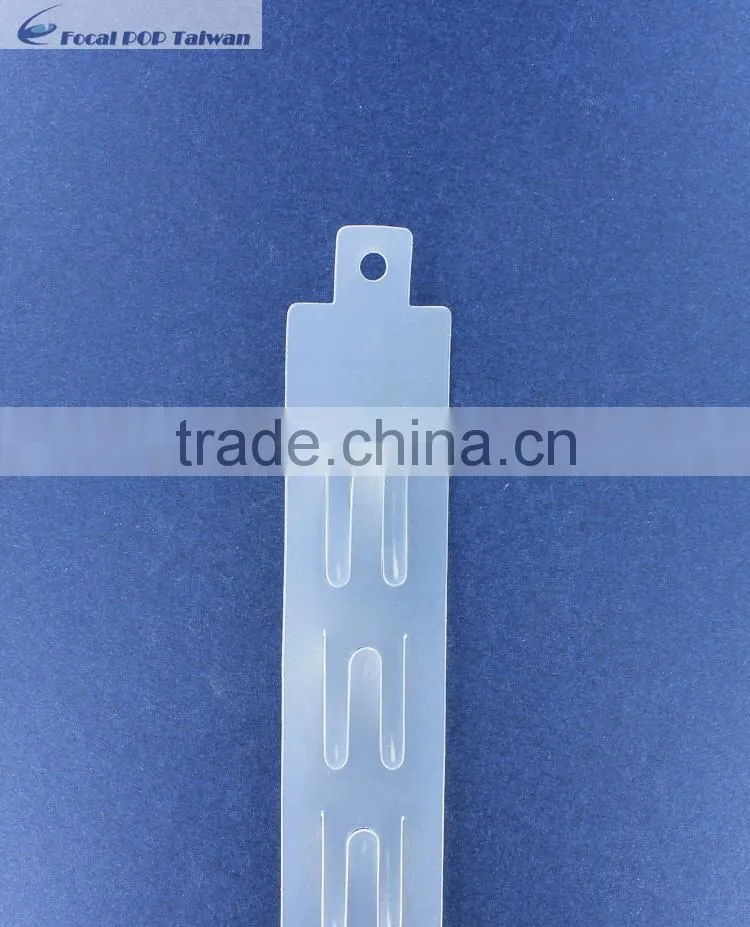 Light weight Plastic merchandising strip