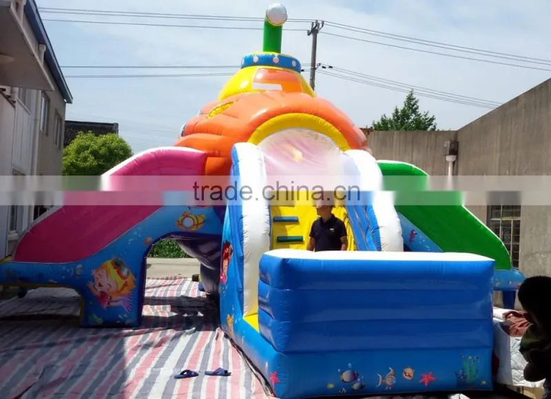 commercial big water slide /giant infaltable water slide for adult