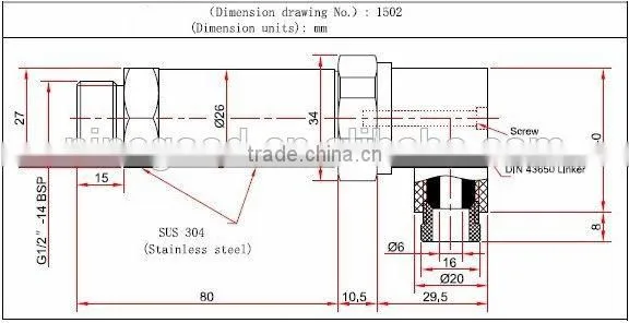 precision control ceramic pressure sensor