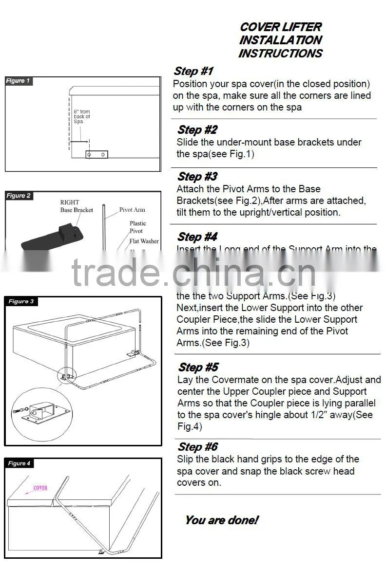 Garden Spa Cover Lifter To Make Lifting Your Spa Cover Store Easy