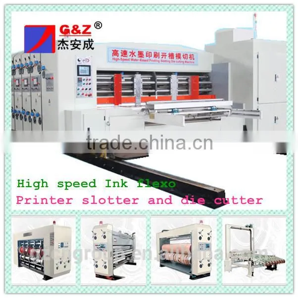 Automatic flexo printer slotter die cutter