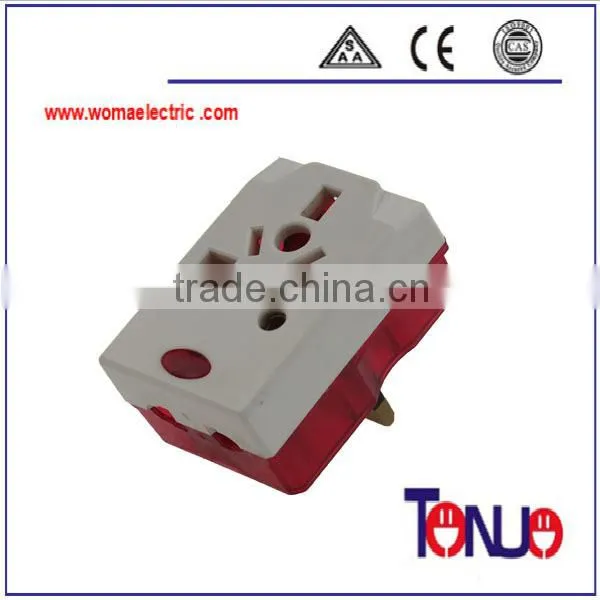 13A multi travel pulg adapter