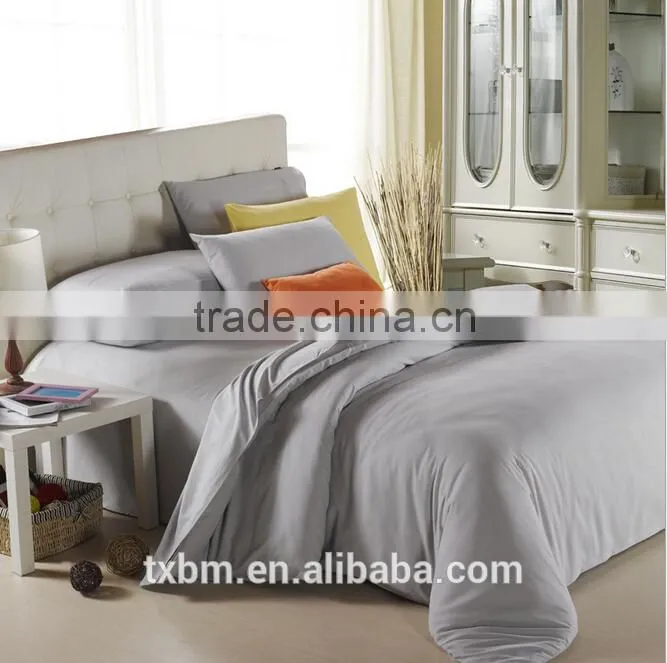 Polyester sanding fabric solid color bedding set
