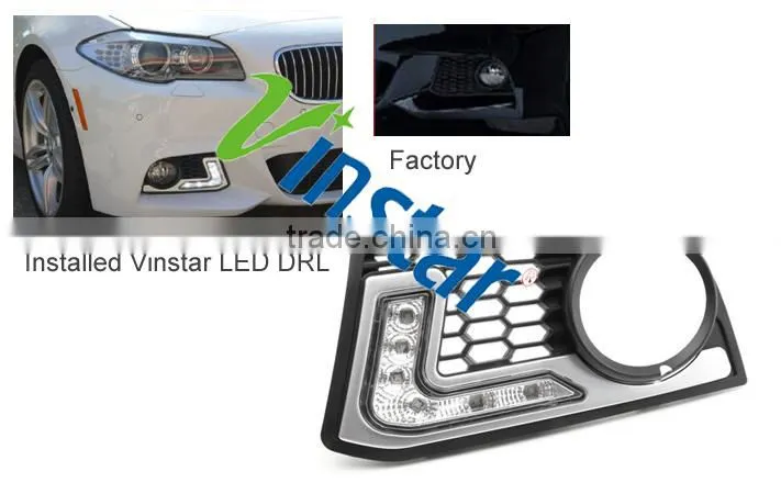 Factory CE E-Mark high power LED Daytime runing lights for BMW F10 M-Tech LED DRL lights