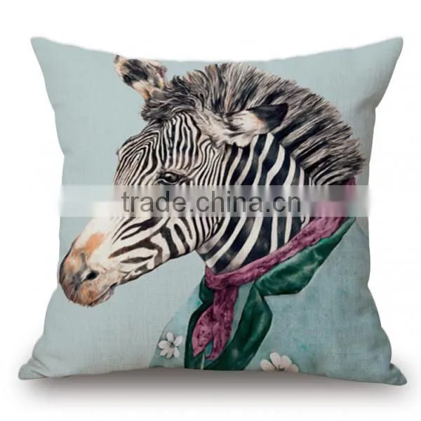 3d zebra print customized chair chshion