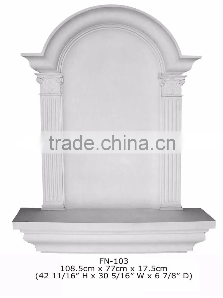 2016 Polystyrene High Quality beautiful PU decorative Shelvings