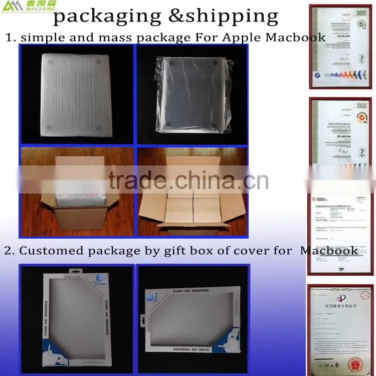 For Hard Macbook pro 15 Case,Protective PC case for Apple Macbook Pro15''