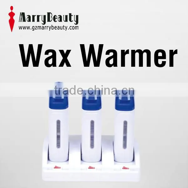 3 triple roller wax cartridges depilatory waxing kit wax heater warmer