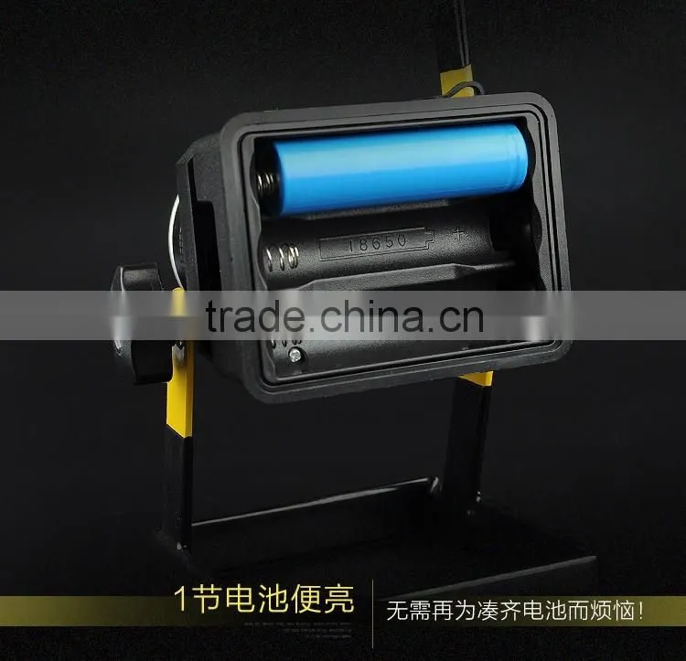High Power Project Lamp Zoom Focus Rechargeable T6 Led Floodlight