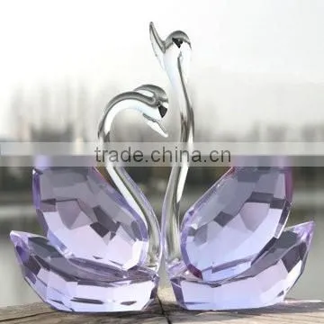 Crystal car models with plate stand for customized logo