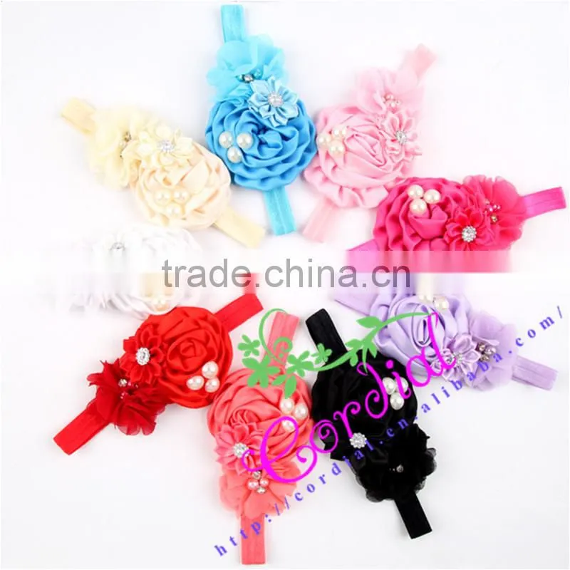 Cheap Wholesale Simple Design Baby Headbands Fake Pearl Teenager Headbands China Supplier
