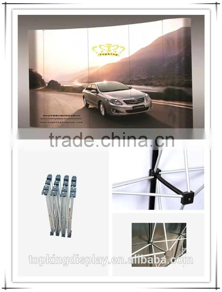 Hot selling Trading show Aluminum Spring Pop Up 3x3 Display Stands for Advertising Promotion Display stand