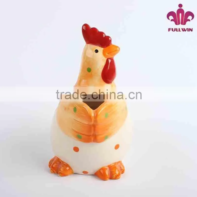 Creative rooster ceramic milk cup