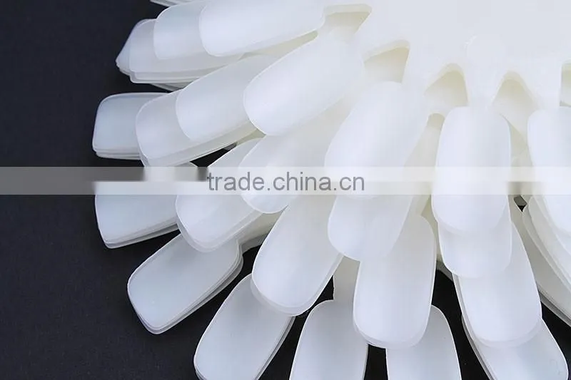 2015 wholesale artificial nail tip natural and clear color round shape nail polish color chart