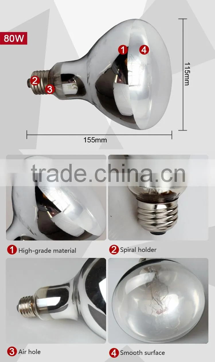 100W Par38 UVB Mercury Reptile Lamp reflector lamps