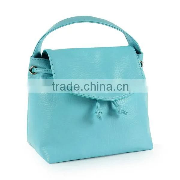 PU with eyelet string cosmetic bag