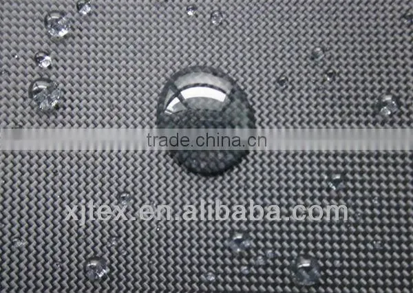 100% polyester black coating fabric