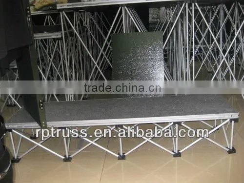 2014 RP aluminum adjustable stage with step