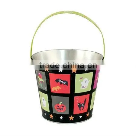 Tin ice bucket for wine