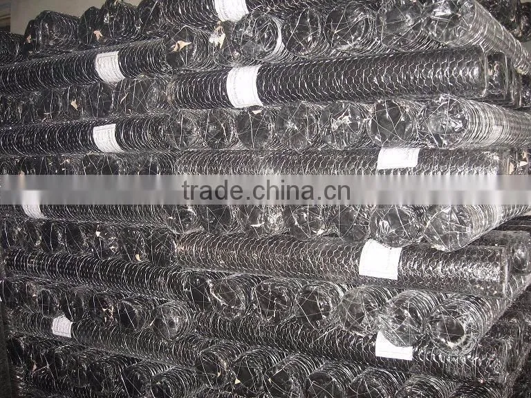 electro galvanized wire hexagonal wire netting for chicken fence and poultry cage