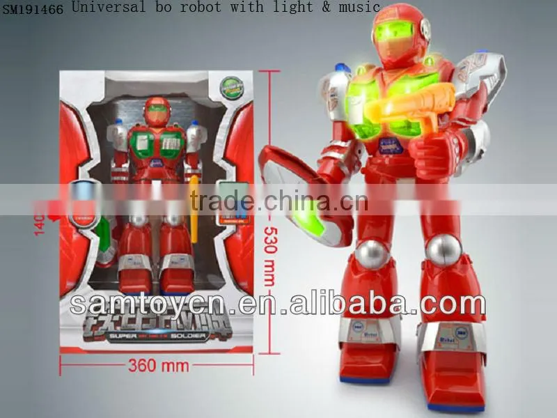 Universal b/o robot toy,battery operated robot