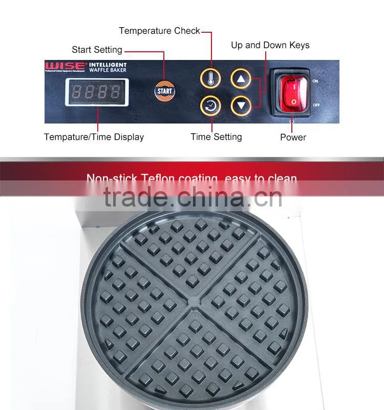 2016 New Product Standard Thin Pancake Waffle Maker Machine As Hotel Equipment