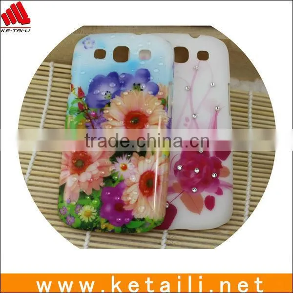 for Samsung galaxy s4 led case,hard plastic with water imprint(FDA,SGS,BV ,ISO9001 report)