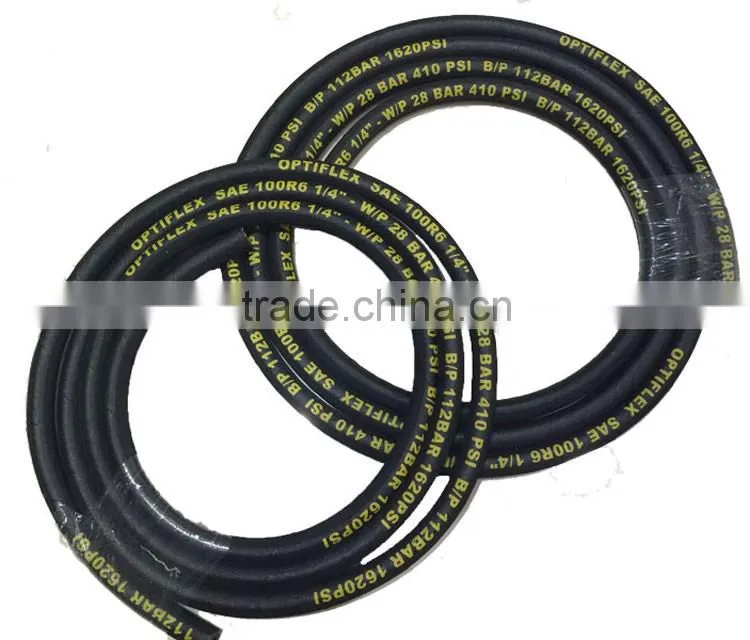 China rubber hydraulic hose SAE100 R6