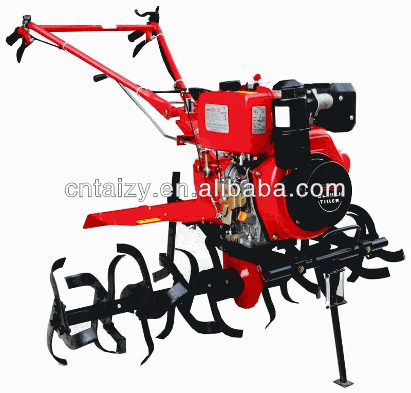 Farmer use rotary tiller machine with CE 008613673685830