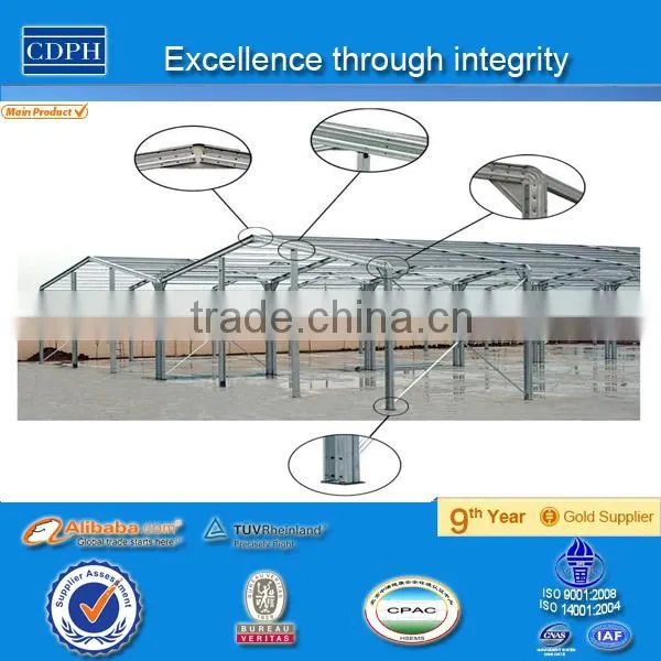 cheap econimic temporary light steel big warehouse made in China