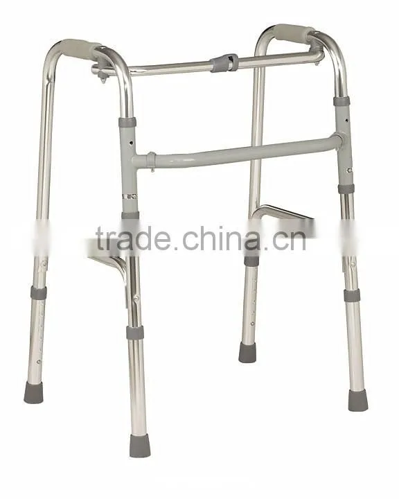 Folding rollator walker