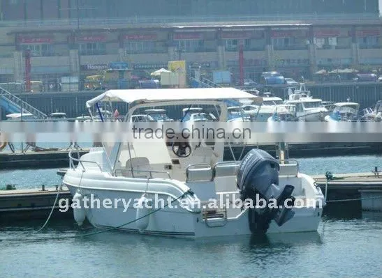 Hot sale 25ft fiberglass Cabin Boat