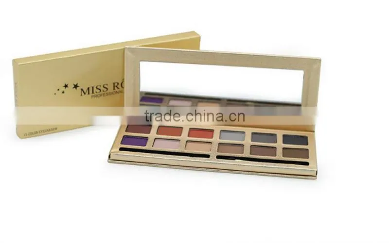 Miss Rose Makeup Kit Private Label Eyeshadow Palette ,Best Eye Shadow 12 colors