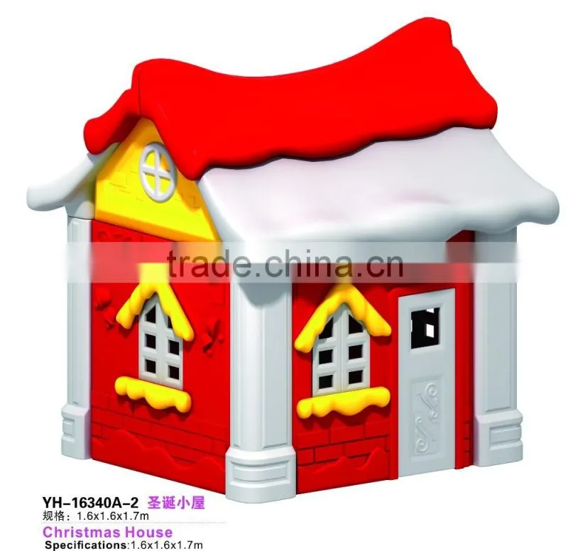 Best quality children plastic outdoor playground houses