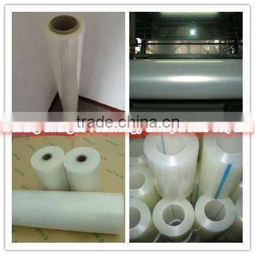 PE Clear protective film (self adhesive film without glue) from professional factory