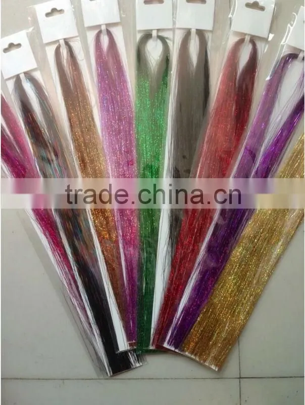sparkling hair tinsel christmas tinsel new hair accessories christmas hair accessories girl