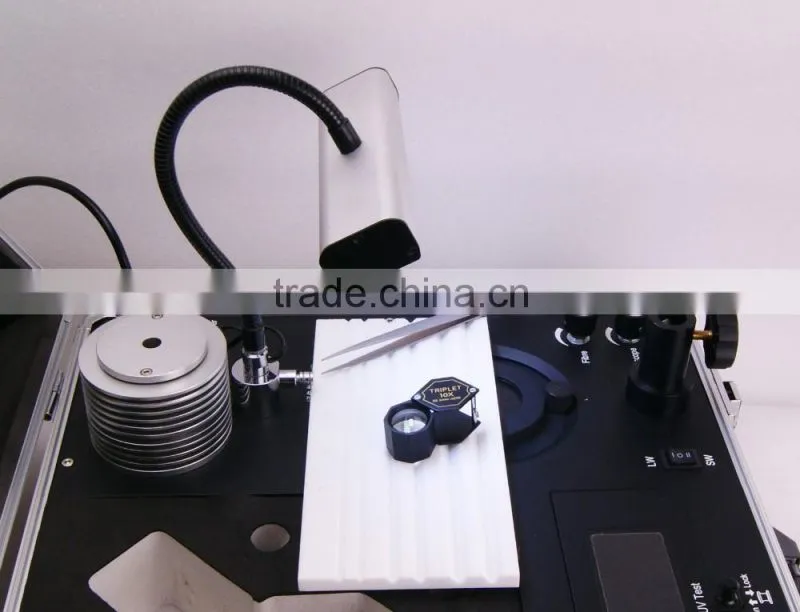 Portable Multi-Functional Jewelry and Gem Identification Travel Lab with 16 kinds of Identification Instruments