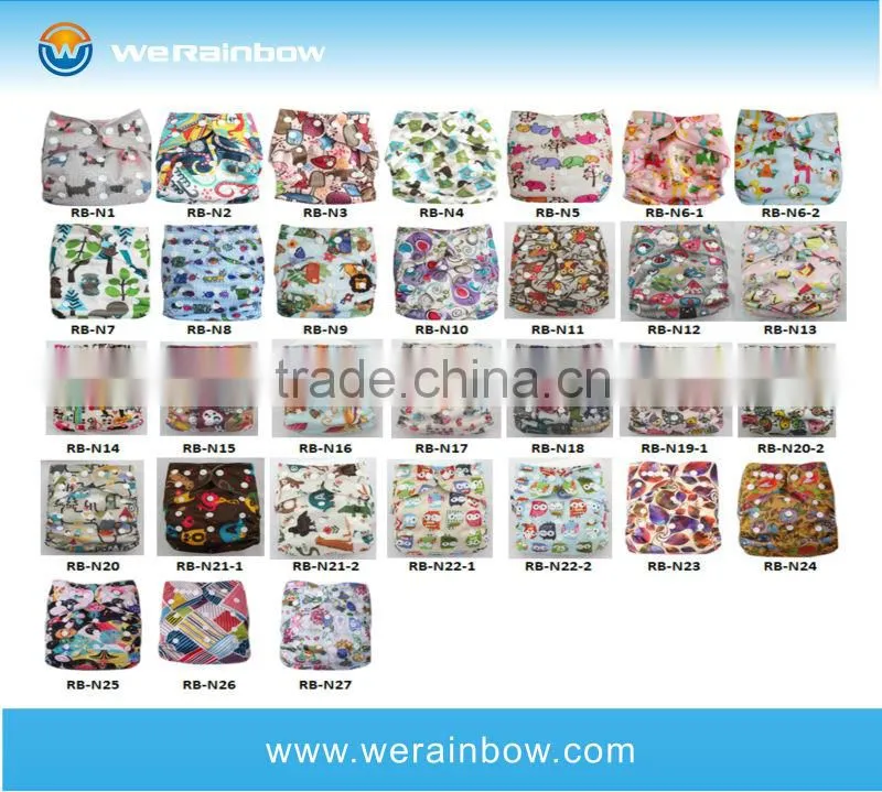 Printed New Cloth Diaper