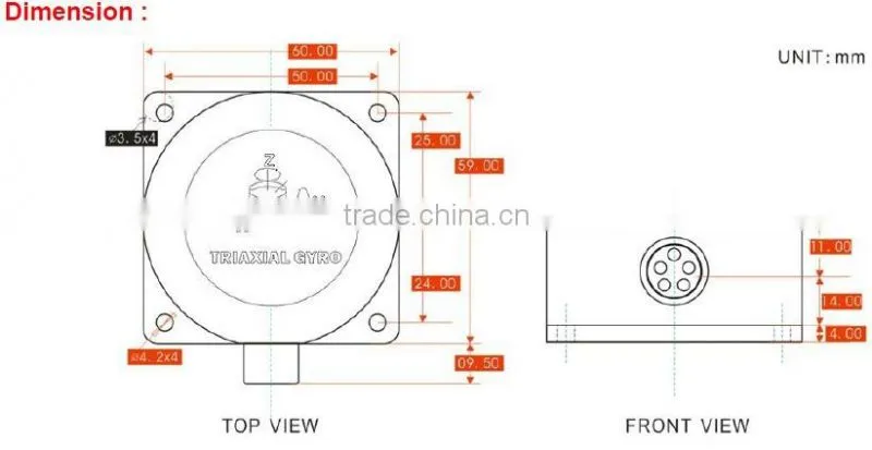 High Quality 180deg Tilt Compensated 3D Compass Module For Quad Copter Using