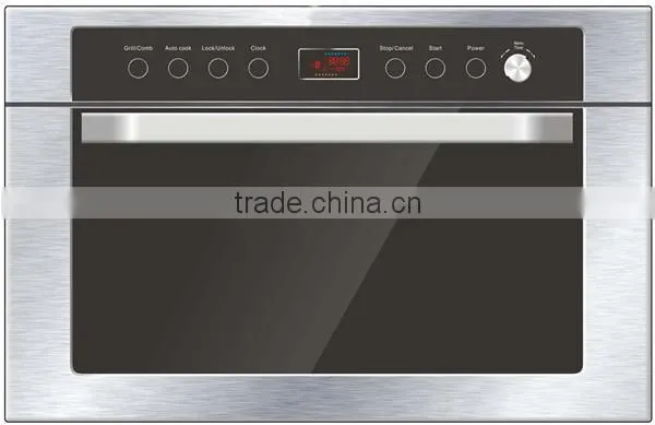 23L Stainless steel microwave oven with grill